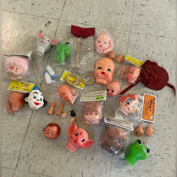 Office Vintage Doll Heads Lot Poshmark